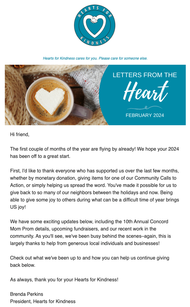 H4K January 2022 Newsletter